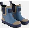 Short Rain Boots, Blue - Rain Boots - 1 - thumbnail