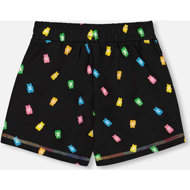 Short, Black And Multicolored Gummies - Shorts - 3