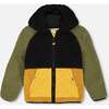 Sherpa Mid-Season Jacket, Black, Tan, And Olive Green - Jackets - 1 - thumbnail