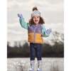 Sherpa Mid-Season Jacket, Lilac, Pale Turquoise, And Yellow - Jackets - 2