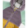 Sherpa Mid-Season Jacket, Lilac, Pale Turquoise, And Yellow - Jackets - 4