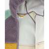 Sherpa Mid-Season Jacket, Lilac, Pale Turquoise, And Yellow - Jackets - 5