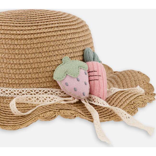 Straw Hat, Natural Straw - Hats - 4