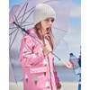 Rain Jacket, Pink With Cone - Jackets - 2