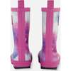 Rain Boots, Multicolored And Vibrant Pink Background - Rain Boots - 4