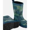 Rain Boots, Forest Green With Black Pines - Rain Boots - 3