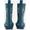 Rain Boots, Forest Green With Black Pines - Rain Boots - 4