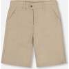 Slant Pocket Bermuda Shorts, Light Taupe - Shorts - 1 - thumbnail