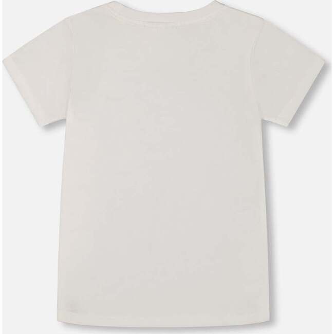 Short Sleeve Tee With Pocket, White - T-Shirts - 3