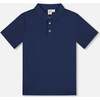 Short Sleeve Polo Shirt, Navy Blue - Polo Shirts - 1 - thumbnail