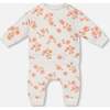 Quilted Top And Pant Set, White And Pink Flowers - Mixed Apparel Set - 1 - thumbnail