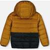 Quilted Mid-Season Jacket, Brown And Black - Jackets - 3