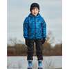 Quilted Mid-Season Jacket, Blue And Gray - Jackets - 2