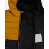 Quilted Mid-Season Jacket, Brown And Black - Jackets - 5