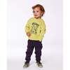 Pullover Graphic Sweatshirt, Lime Green - Sweatshirts - 3