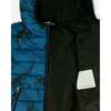 Quilted Mid-Season Jacket, Blue And Gray - Jackets - 5