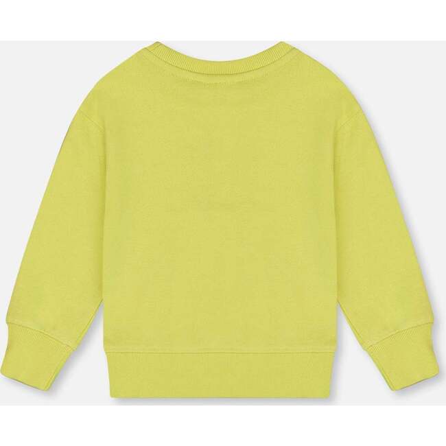 Pullover Graphic Sweatshirt, Lime Green - Sweatshirts - 4