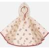 Printed Rain Cape, Red Cherry - Jackets - 1 - thumbnail