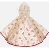 Printed Rain Cape, Red Cherry - Jackets - 6