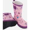 Printed Rain Boots, Lilac And Multicolored Butterfly - Rain Boots - 2