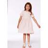 Plaid Puff Sleeve Dress, Beige And Pink - Dresses - 2