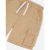 Parachute Cargo Pocket Shorts, Light Beige - Shorts - 5