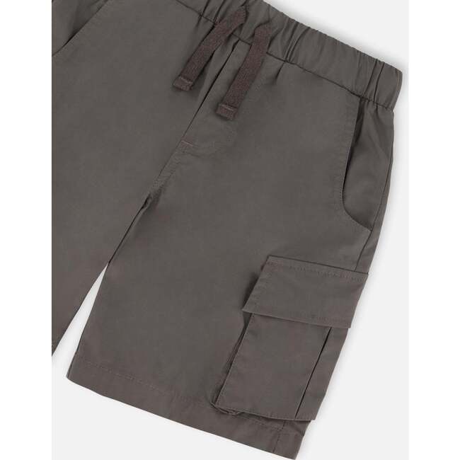 Parachute Cargo Pocket Shorts, Dark Gray - Shorts - 4