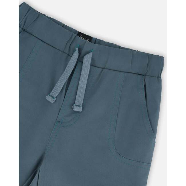 Parachute Cargo Pocket Jogger Pants, Dark Teal - Pants - 4