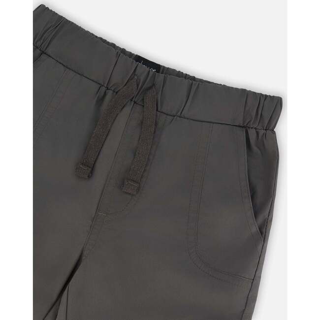 Parachute Cargo Pocket Jogger Pants, Dark Gray - Pants - 4