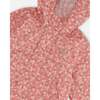 Packable Windbreaker, Small White Flowers On Pale Pink - Jackets - 5