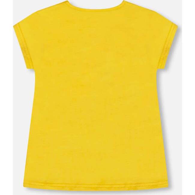 Organic Cotton Tee, Yellow And Birds - T-Shirts - 4