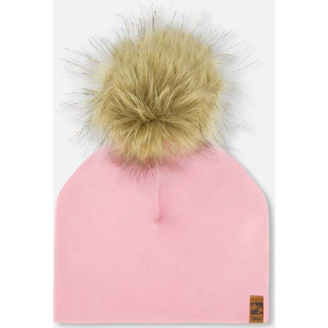 Pompom Hat, Pale Pink