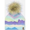 Pompom Hat, Mauve And Blue, Pink Mountain - Hats - 1 - thumbnail