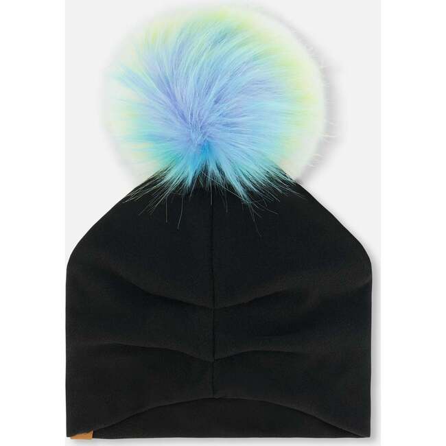 Pompom Hat, Black - Hats - 2