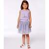 Organic Cotton Racerback Tank Top, Floral Mauve - T-Shirts - 2