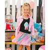 Organic Cotton Racerback Tank Top, Black And Candy Machine - T-Shirts - 2
