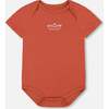 Organic Cotton Onesie, Terracotta - Onesies - 1 - thumbnail