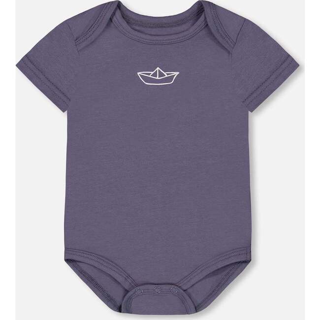 Organic Cotton Onesie, Navy Blue