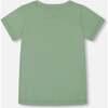 Organic Cotton Graphic Tee, Sage And Multi - T-Shirts - 2