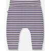 Organic Cotton Evolutive Pant, Striped Navy - Pants - 2