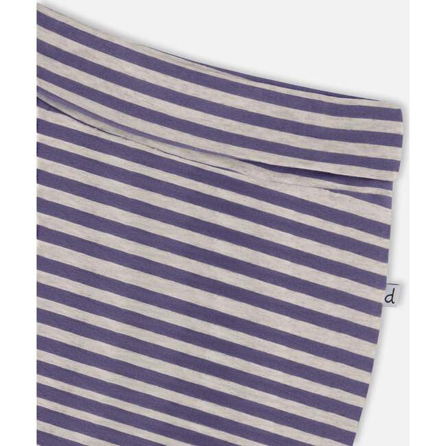 Organic Cotton Evolutive Pant, Striped Navy - Pants - 3