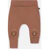 Organic Cotton Evolutive Pant, Brown And Monkeys - Pants - 1 - thumbnail