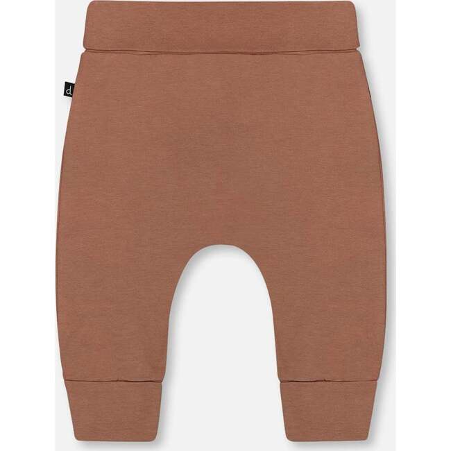 Organic Cotton Evolutive Pant, Brown And Monkeys - Pants - 2