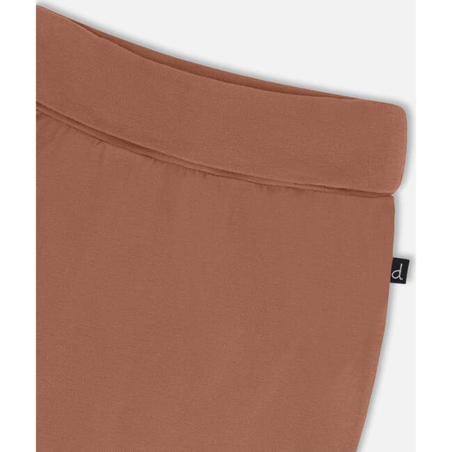 Organic Cotton Evolutive Pant, Brown And Monkeys - Pants - 3