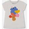 Organic Cotton Tee, Fruits On White Background - T-Shirts - 1 - thumbnail