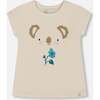 Organic Cotton Tee, Cream And Koala - T-Shirts - 1 - thumbnail