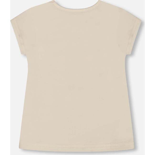 Organic Cotton Tee, Cream And Koala - T-Shirts - 3