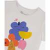 Organic Cotton Tee, Fruits On White Background - T-Shirts - 5