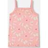 Organic Cotton Tank Top, Pink And Blue Butterflies On Old Pink - Underwear - 1 - thumbnail