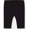 Organic Cotton Biker Short Legging, Black - Leggings - 1 - thumbnail
